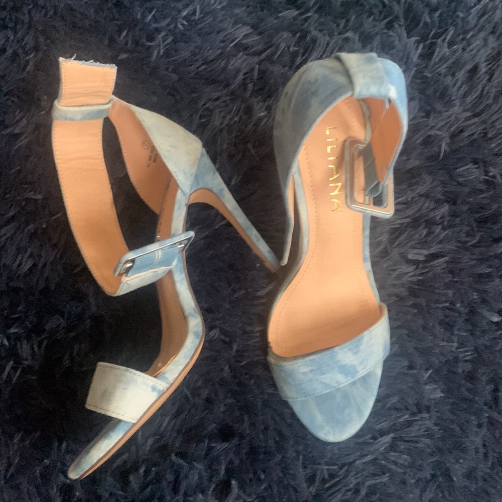 Denim heels - Picture 2 of 2